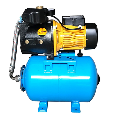 Насосна станція до 3 м³/год, тиск 1,8 - 2,8 бар (макс. 5 бар), бак 24 л, 1,1 кВт, Optima JET100-24, гідрофор