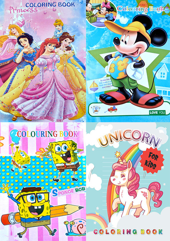 Дитяча книжка розмальовка А5 різна тематика, фото 1