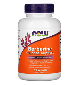 Берберин і глюкоза NOW Foods 90 капсул