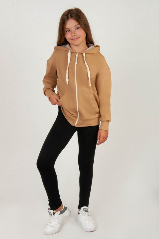 1620-78чор Чорні теплі лосини на хутрі для дівчинки Тм Авекс