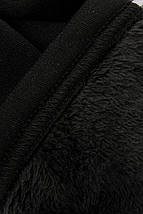 1620-78чор Чорні теплі лосини на хутрі для дівчинки Тм Авекс, фото 3