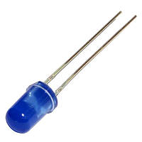 Світлодіод 3мм синій 2.7V яскравий LED F3