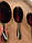 Щітка JANEKE Gold Hairbrush з натуральною щетиною кабана та нейлоном XL, фото 4