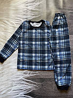 Підліткова начісна піжама на хлопчика «Карта», фото 2