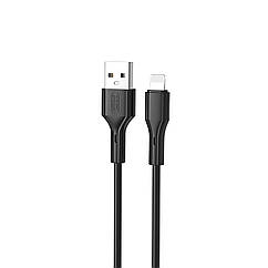 Кабель XO NB230-Ai USB to Lightning 2.4А 1 м Black (nb230-ai.black)