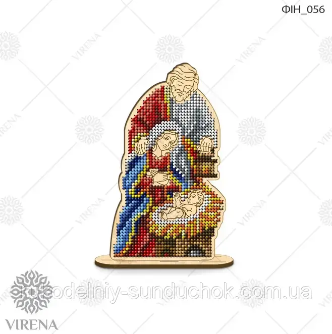 Заготовка з фанери для вишивання бісером ФІН_056, фото 1