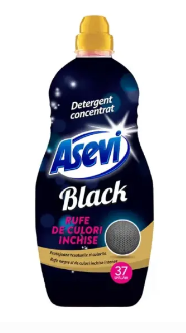Рідкий пральний порошок Asevi Black 1500 мл 37 прання 8411582889013