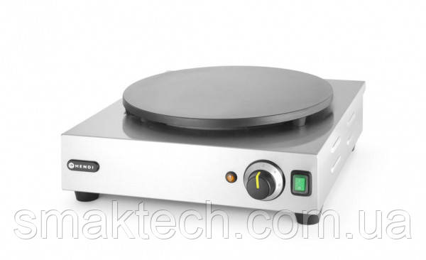 Поверхня для млинців одинарна - 230V / 3000W - 470x509x(H)161 mm, фото 1