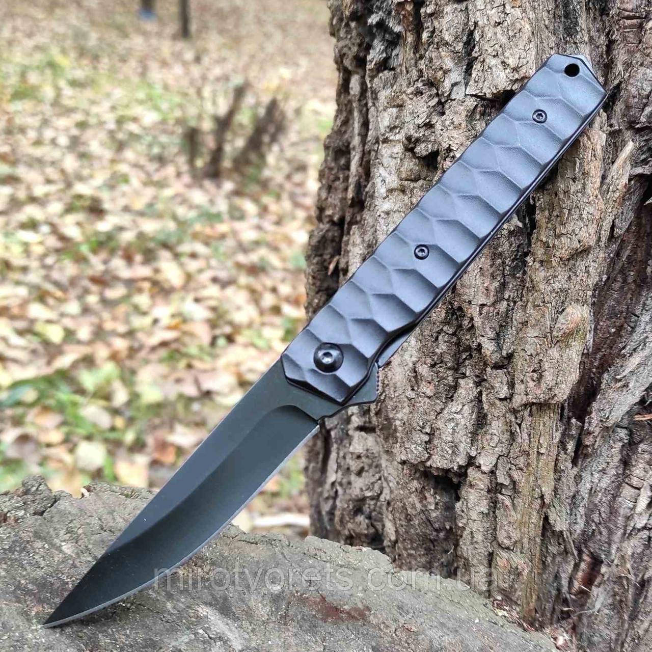 Ніж Kwaiken Flipper black на підшипниках, чорний