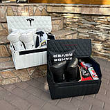 Преміум органайзер в багажник із вишивкою Range Rover, чорний, 50 см, фото 4