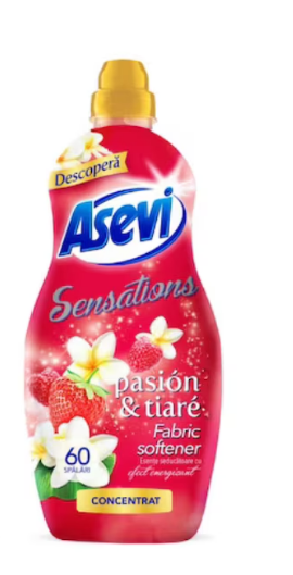 Кондиціонер для білизни Asevi Sensations Passion Пристрасть 60 прань 1440 мл 8411582881833