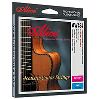 Струни для акустичної гітари Alice AW434 Light .012;.053 (комплект)