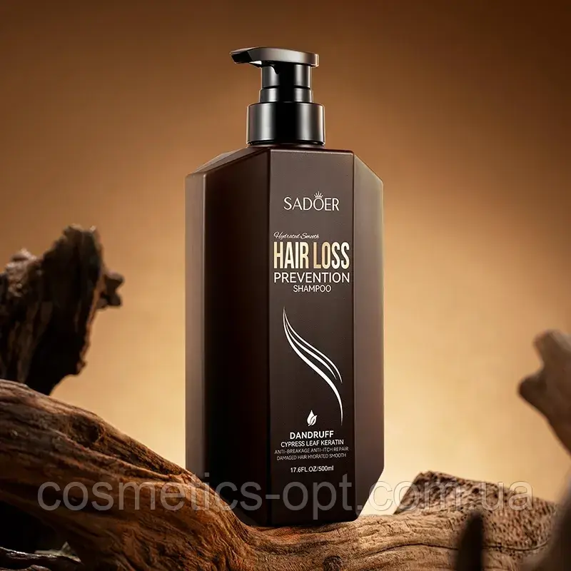 Відновлюючий шампунь «профілактика випадання волосся» SADOER Hair Loss Prevention Shampoo, 500 ml