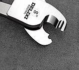 DELIXI ELECTRIC Кабельний різак плоскогубці для різання та зачистки проводів 165 мм, фото 3