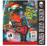 Струни для акустичної гітари Alice A306XL 10/47 посріблені Light