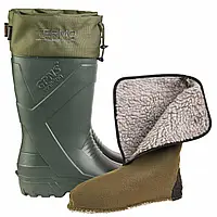 Чоботи ЕВА з утеплювачем для риболовлі і полювання TERMO BOOT Хакі