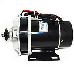 Мотор постійного струму 36 вольтів 450 ватів редукторний 560 rpm 16Ah