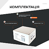Кімнатний терморегулятор для теплої підлоги Своє тепло RTC70 механічний з датчиком температури підлоги 3 м Білий, фото 5