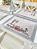 Серветка Новорічна під тарілку, гобеленова Limaso, фото 3