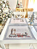 Серветка Новорічна під тарілку, гобеленова Limaso, фото 4