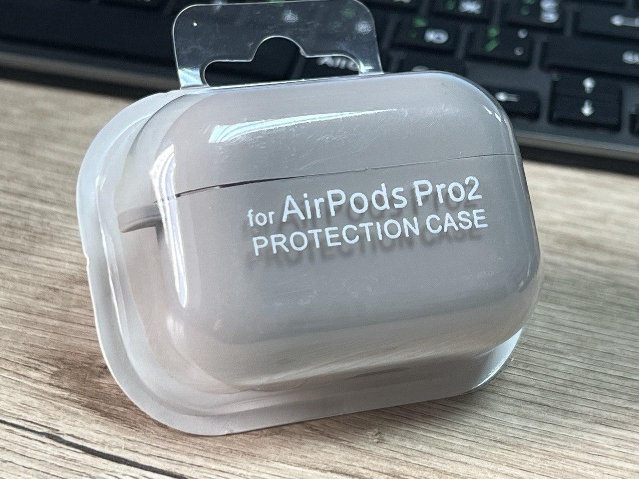 Чохол для навушників AirPods Pro 2 силіконовий, Silicone Case з карабіном