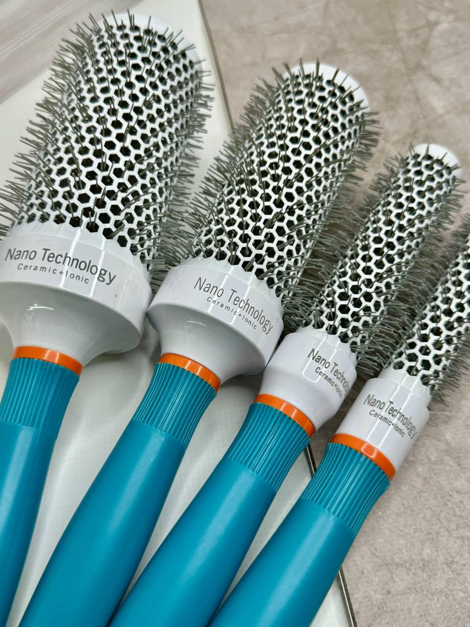 Термобраш керамічний Nano Technology з прогумованою ручкою, для укладання волосся, 19 мм