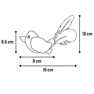М'яка іграшка з котячою м'ятою для котів Flamingo Jeany Bird Фламінго Пташка (561327), фото 3