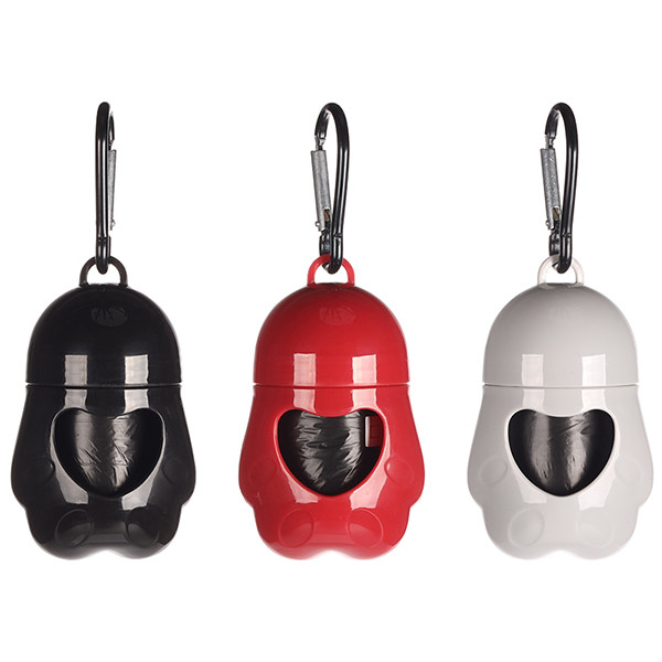 Сумка з пакетами для збору фекалій собак Flamingo Bag Holder Legga Paw Фламінго Легга 1шт (506608), фото 1