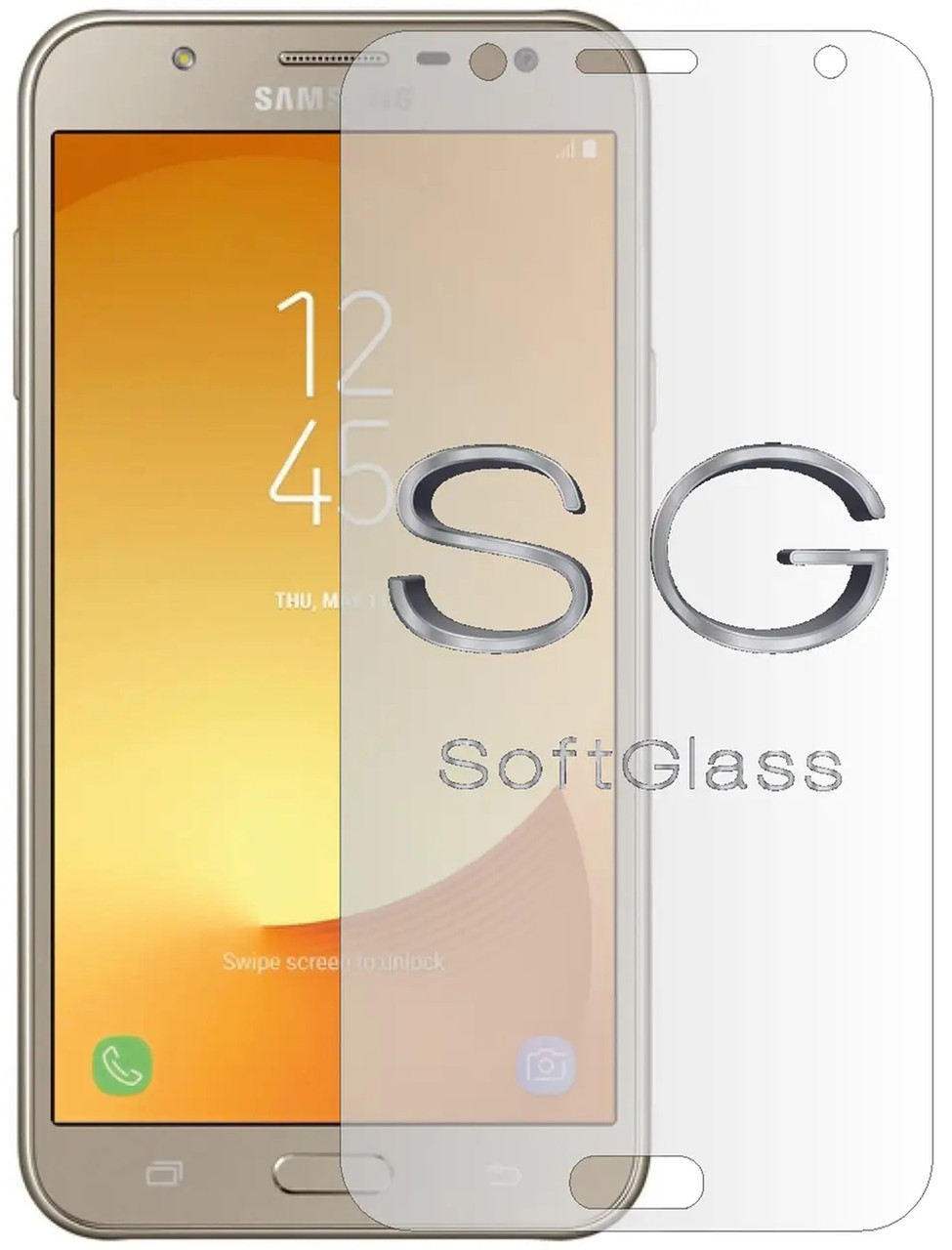 М'яке скло для Samsung J7 2015 J700 на екран поліуретанове SoftGlass