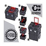 Ящик для інструментів Wheelbox HD Compact Logic 18» (450 x 350 x 645мм) QBRICK SYSTEM SKRWCLHDPZCZAPG001, фото 2