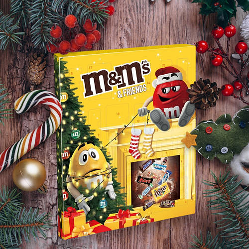 Адвент календар 2025 M&M's and Friends асорті солодощів 361г Испания ...