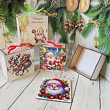 Чарівна новорічна коробка для солодощів Оптові подарунки для дітей