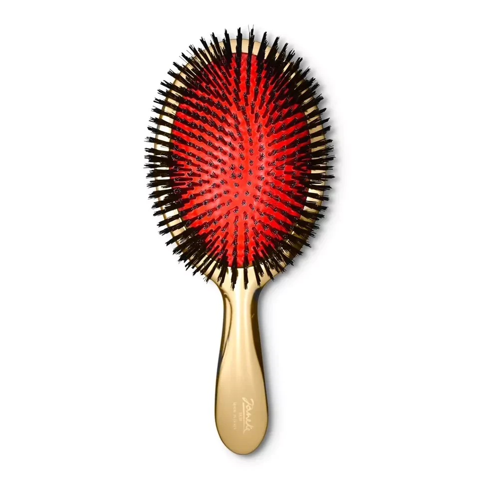 Щітка JANEKE Gold Hairbrush з натуральною щетиною кабана та нейлоном AUSP24M
Щітка JANEKE Gold Hairbrush з натуральною, фото 1