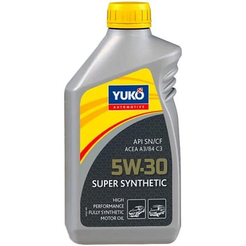 Моторна олива Yuko Super Synthetic C3 5w30, 1л Для двигунів з подовженим інтервалом заміни, а також з фільтром сажі