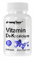 Вітамін Д Ironflex Vitamin D3 + K2 Calcium 100 таблеток