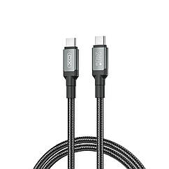 Кабель XO NBQ264B-CC USB Type-C to USB Type-C 240W PD 2 м Black (NB-Q264B-CC.black)
