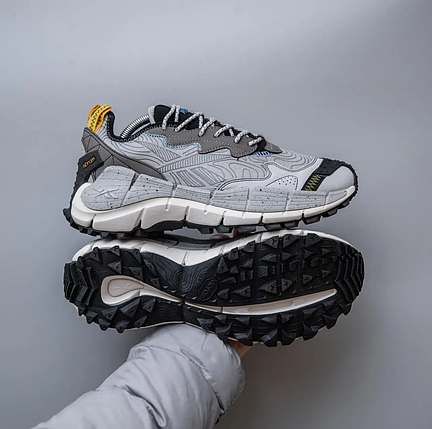 Чоловічі кросівки Reebok Zig Kinetica 2.5 Edge Vibram сірі, фото 1