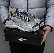 Чоловічі кросівки Reebok Zig Kinetica 2.5 Edge Vibram сірі, фото 3