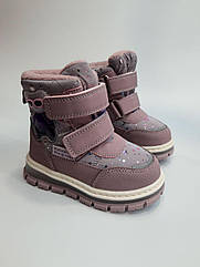 Зимові черевики для дівчинки Tom M 11325 З purple фіолетові р. 25