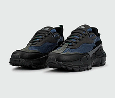 Чоловічі термо кросівки Reebok Zig Kinetica 2.5 Edge Vibram сині з чорним, фото 3