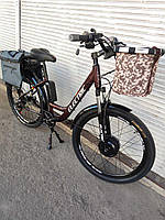Туристичний Електровелосипед "Electric 26R" 500 W 54V 10.4AH "Bordo"