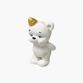 Фігурка Шоколадна — Ведмедик задуває свічку No2