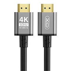 Кабель XO GB017A-HDMI to HDMI v2.0 3.0 м Black (GB017A-HDMI.tranish)