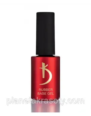 Прозора база для гель-лаку Rubber Base Kodi, 7 мл, фото 1