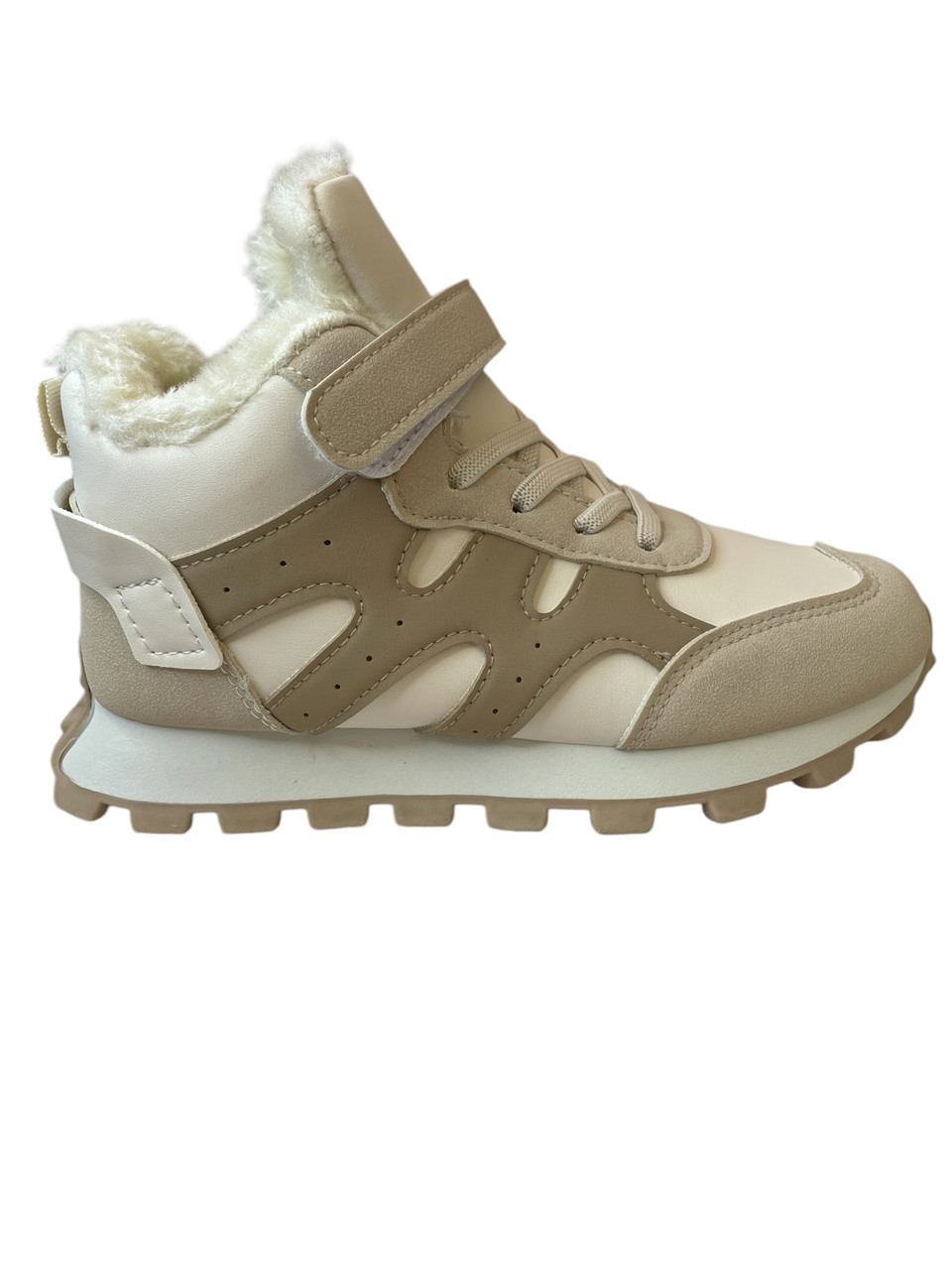 Дитячі черевики зимові на дівчинку бежеві (№92), фото 1