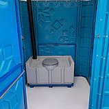 Туалет вуличний пластиковий сімейного типу 1.5 х 1.5 х 2.05 м, фото 6