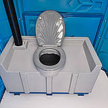 Туалет вуличний пластиковий сімейного типу 1.5 х 1.5 х 2.05 м, фото 8