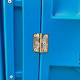 Туалет вуличний пластиковий сімейного типу 1.5 х 1.5 х 2.05 м, фото 9