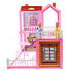 Ляльковий будиночок Fashion Villa з меблями мінігірляндою персонажами Інтерактивний іграшковий дім 2 ляльки 141 елемент, фото 4
