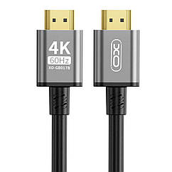 Кабель XO GB017B-HDMI to HDMI v2.0 5.0 м Black (GB017B-HDMI.tranish)